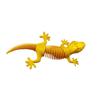 3D-печатная шарнирная игрушка-ящерица на пружине