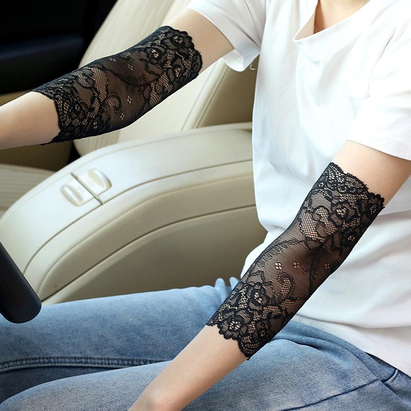 1 пара солнцезащитных рукавов для танцев, коротких защитных запястий, летних, закрывающих шрамы, модных перчаток для вождения, открытых пальцев