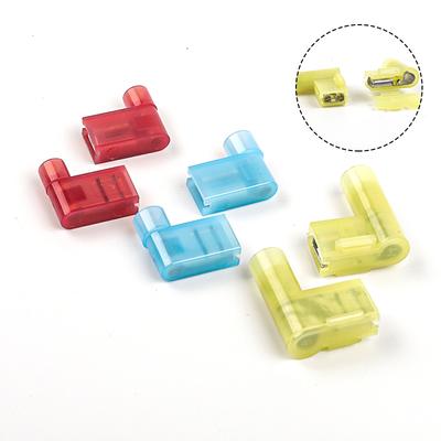 25 шт. Нейлоновый флажок Мама-клемма Изолированный 6,3 мм Мама-флажок Лопаточный проводной соединитель Обжимной терминал Быстрый проводной соединитель Терминатор