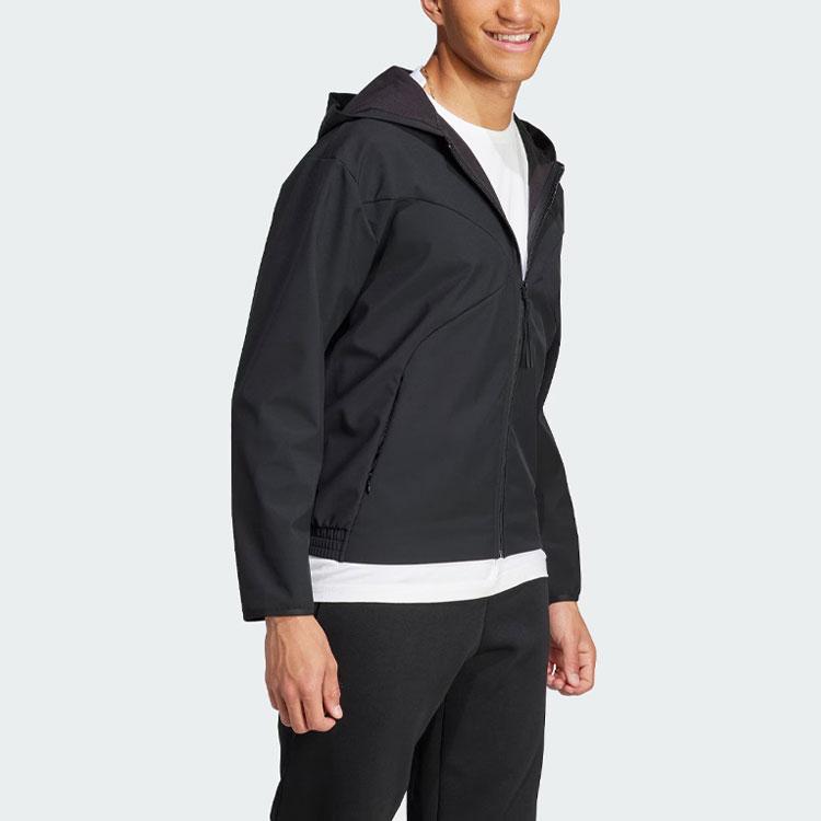 Adidas City Escape Full Zip Hoodie Jackets & Coats Men's Black
