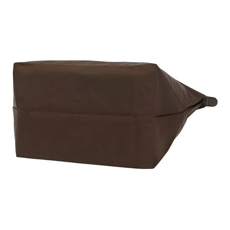 Longchamp Le Pliage Green Логотип Контрастный Дизайн Нейлон Сумка-пельмень Средняя Женские Сумки-тоут Мокко-Коричневый 1623919002