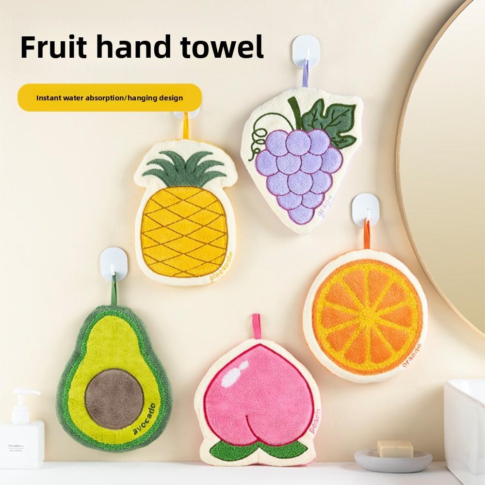 Cartoon Bathroom Kerchief Hanging Kitchen Rags Cute Washcloth