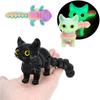 12 см 3D-печатные шарнирные милые кошки с подвижным суставом хвоста Кавайный котенок Орнамент для комнаты, рабочего стола, автомобиля Украшения Игрушки для подарков
