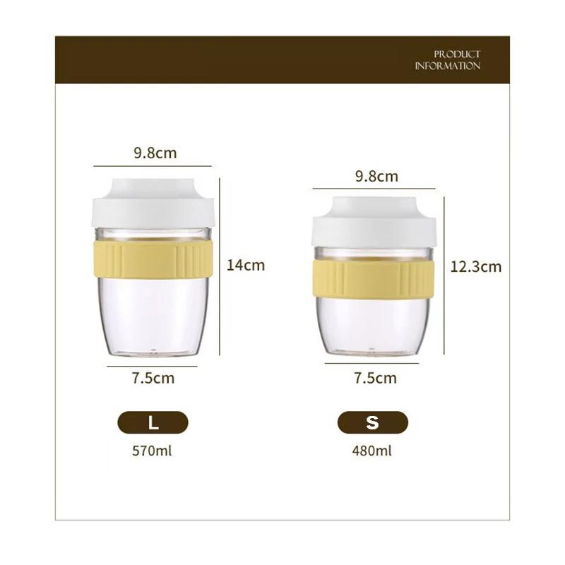 Breakfast Cup Oat Cup Nut Yogurt Salad Cup Container Set Sealed Portable Fitness School Lunch Box Food Storage Cup Bento Box New