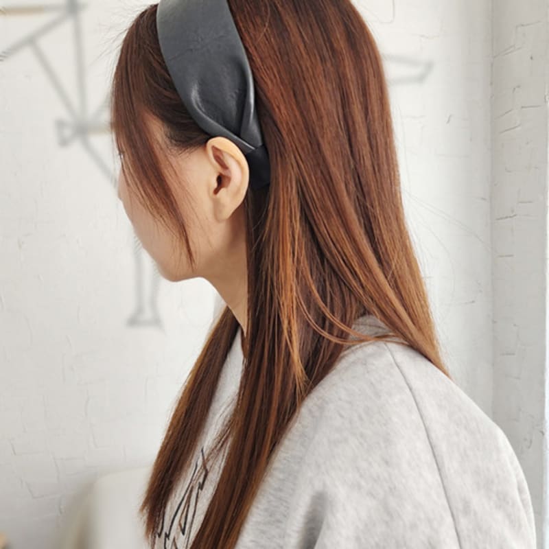 РАКОХА Очень очень простая Повязка для волос Простая повязка для волос из искусственной овчины