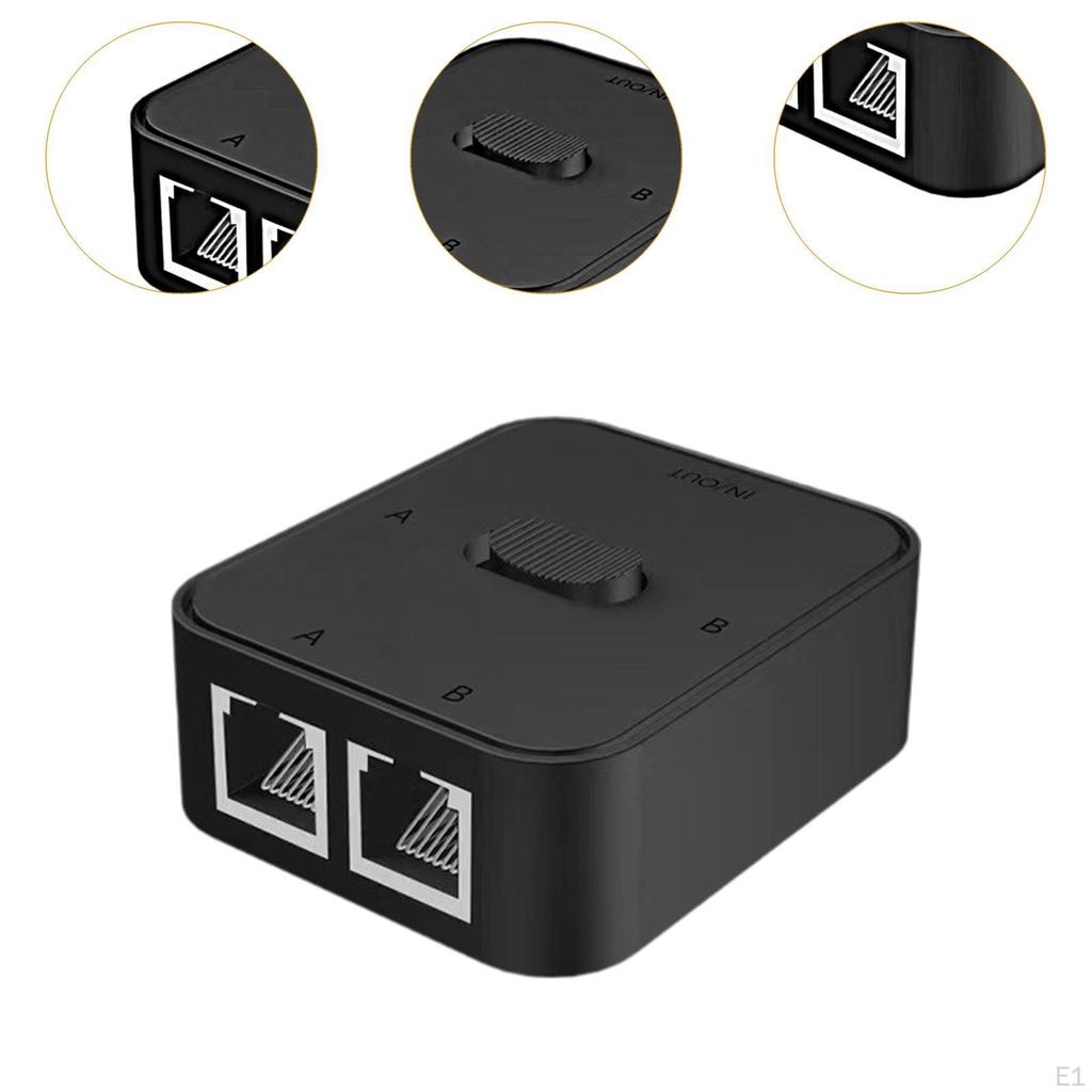 Сетевой адаптер Ethernet 1000 Мбит/с, двухсторонний разъем, простая установка, переключатель-переключатель удлинителя