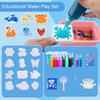 1 Set Kids Water Elf Toy Kit with 18 Shape Molds Water Gel Toy DIY Handmade Water Animal Creation Craft Kit Toddlers Boys Girls Gift