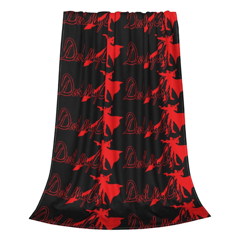Game Vergil Dmc Blanket Devil May Cry Wool Funny Warm Throw Blanket for Home  Winter