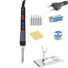 Паяльник 60 Вт с регулируемой температурой 180-500℃ Инструмент для сварки Нагреватель Паяльное жало Инструмент для дома Электронный