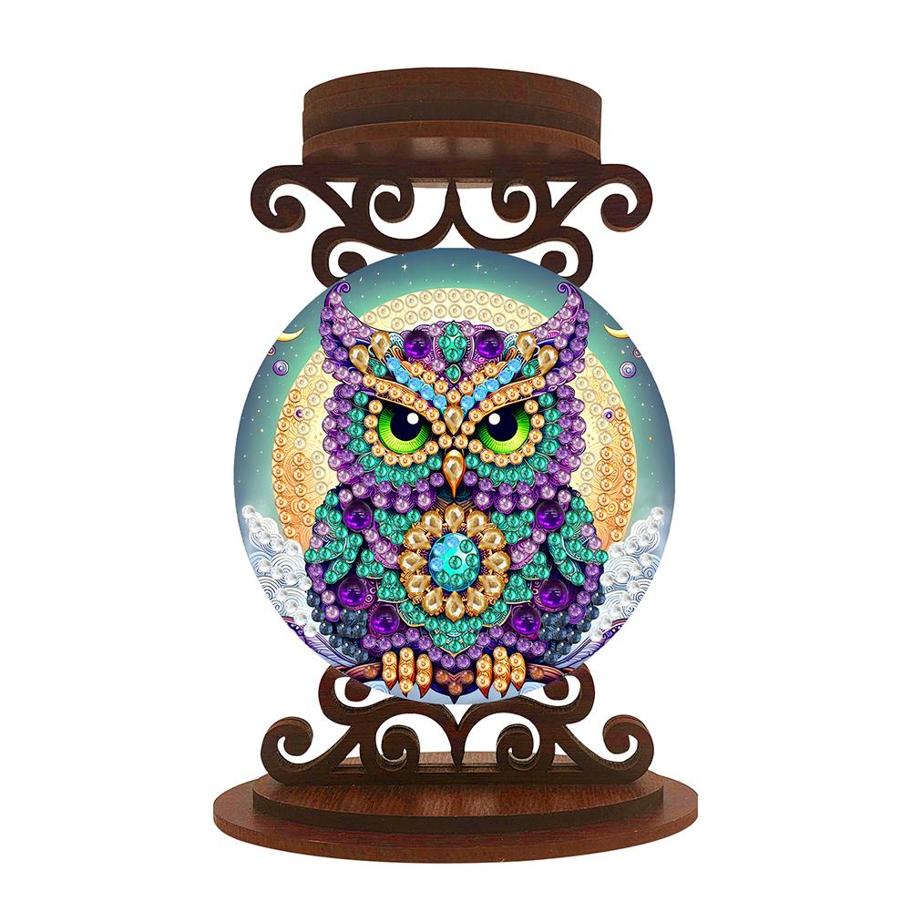 Animals Tabletop Candlestick Holder Ornaments Aromatherapy Candle Holder 5D DIY Diamond Art Mini Candle Holder for Art Crafts