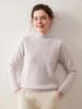 Women's Heavyweight Cashmere Half-High Neck Knit Top