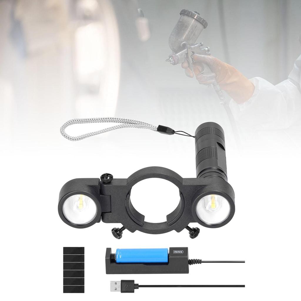 Spraying Machine Light Airbrush Lighting Tool Aadjustable 2 Fill-in Light Rechargeable Universal Sprayer Auxiliary Lamp