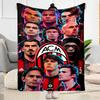 Ac Milan Blanket Soft Warm Cozy Suitable For Livingroom Bedding Office Four Seasons Universal Playful Design Gift For Travel Home Birthdays