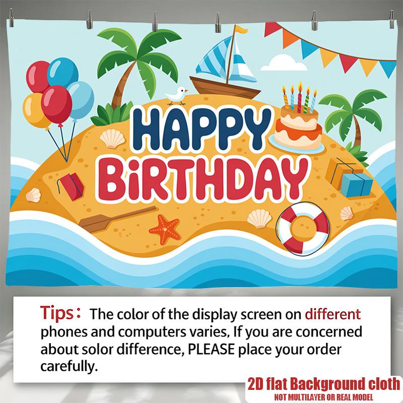 Pop Art Birthday Party Banner, Vibrant Polyester Backdrop for Home Room Wall Decor and Props