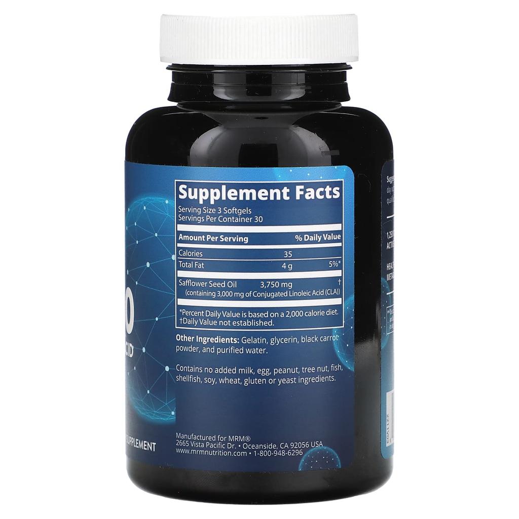 MRM Nutrition, CLA 1250, 90 мягких капсул