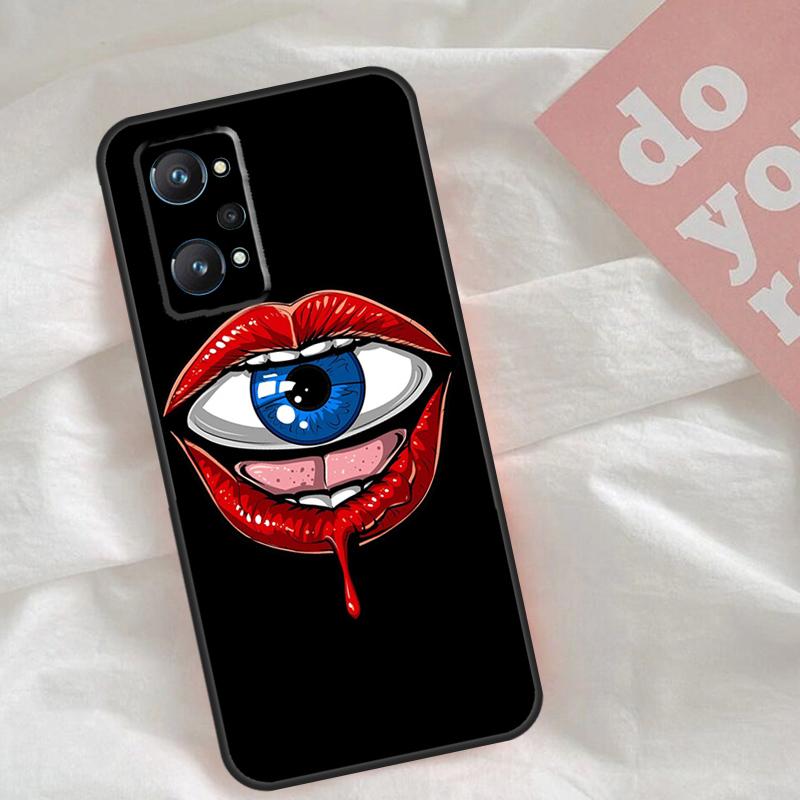 Monster Eye Hand Case For Realme C75 C63 C61 C65 C67 C55 C51 C53 C35 C71 15 11 12 13 14 Pro Plus GT6 GT7 Pro