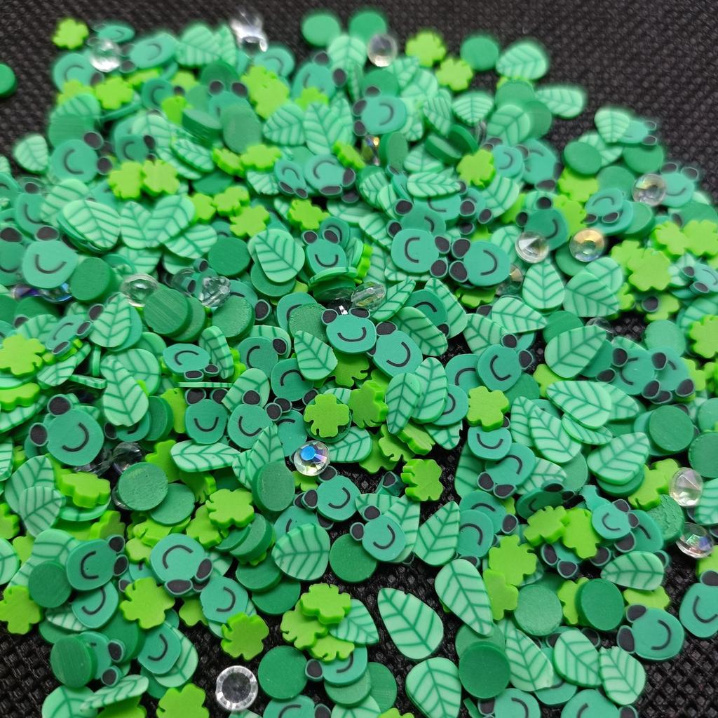 Colorful Mixed-Style Polymer Clay Pieces DIY Phone Case Materials Slime Fillers Nail Art Decorative Stickers