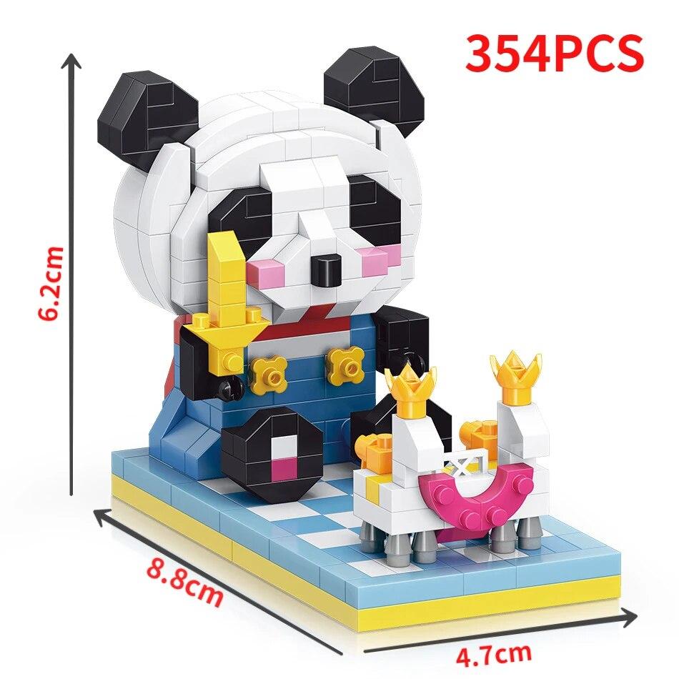 Panda Bracket Building Blocks Toys for Boys Girls Diamond Bricks Creative Construction Blocks Toys