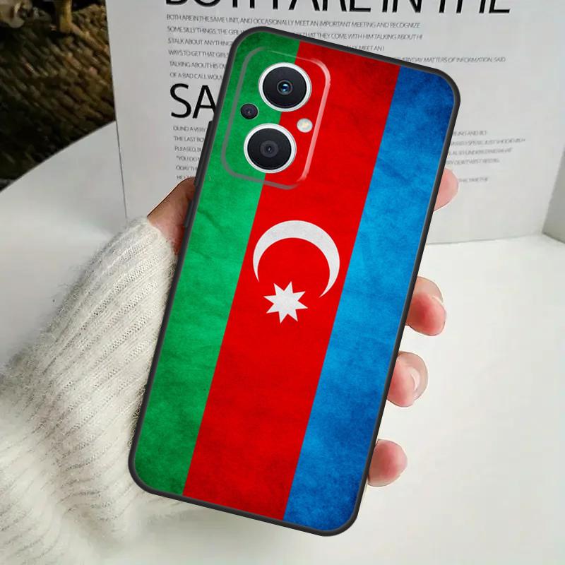 Чехол для телефона с флагом Азербайджана для OPPO Reno 14F 12F 12 11 13 F 10 Pro 8T 7 8 Lite OPPO Find X9 X8 X6 X5 Pro