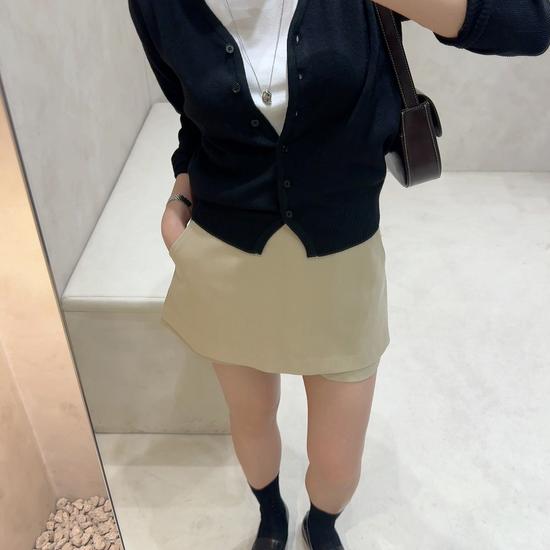 Flap Skirt Pants