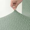 Ottoman Stool Cover Elastic All-Inclusive Footstool Slipcovers Dust Footrest Protective Covers Furniture Protective Cover Covers Square Woven
