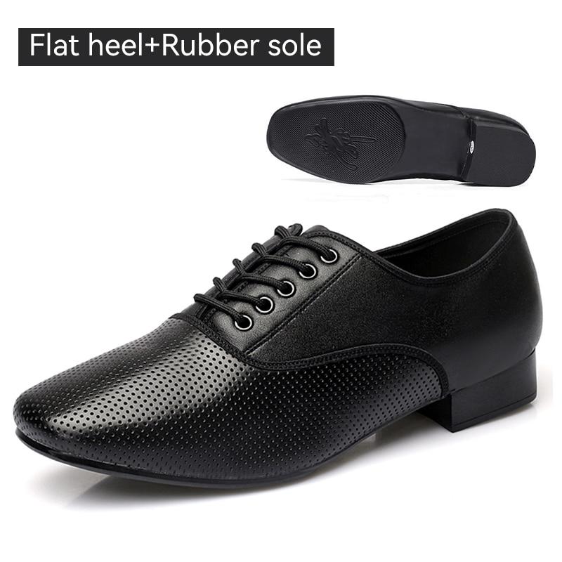 Latin Dance Shoes For Men Black Modern Dance Shoes Salsa Ballroom Tango Latin Shoes For Boys Men Flat Heel Free Shipping