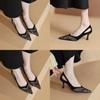Sandals With Suede Upper For Elegant Spring And Summer Wear