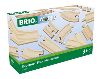BRIO Дополнительный набор рельсов 2 33402
