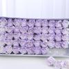 Ice Blue Three-Layer Rose Soap Flower with Base Support - DIY Handmade Floral Materials