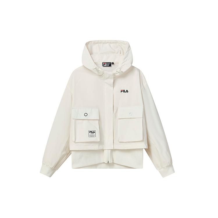 Новая куртка FILA Осень Женская Нефритовый Кролик Белая F11W238703FIV