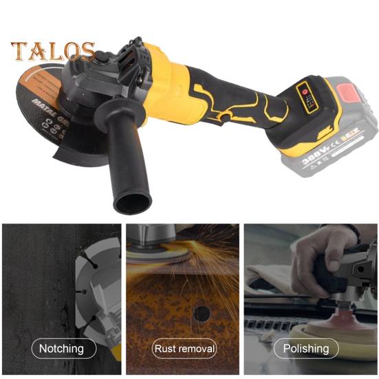Беспроводная угловая шлифовальная машина с бесщеточным двигателем 9000 об/мин. Высокоскоростная бесшумная ручная угловая шлифовальная машина с питанием от аккумулятора