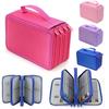 72 Slots Pencil Organizer Handy Wareable Colored Pencil Bags Large Capacity Pencil Box