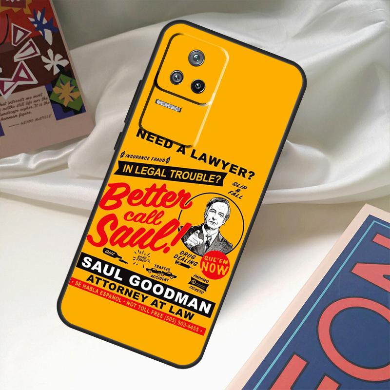 Чехол Better Call Saul для Xiaomi 13 14 Ultra 11T 12T 13T Pro 12 Lite POCO X6 M6 Pro X3 X4 X5 M5s F3 F5