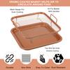 Baking Pan Frying Tray Fryer Plate Multipurpose Household Accessories Basket Cookware Rustproof Professional Space Saving