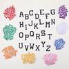 72 шт. Разноцветные вышитые нашивки с алфавитом, тканевые аппликации, ручная работа, клеевые нашивки для пришивания утюгом, поделки DIY, A-Z 0-9