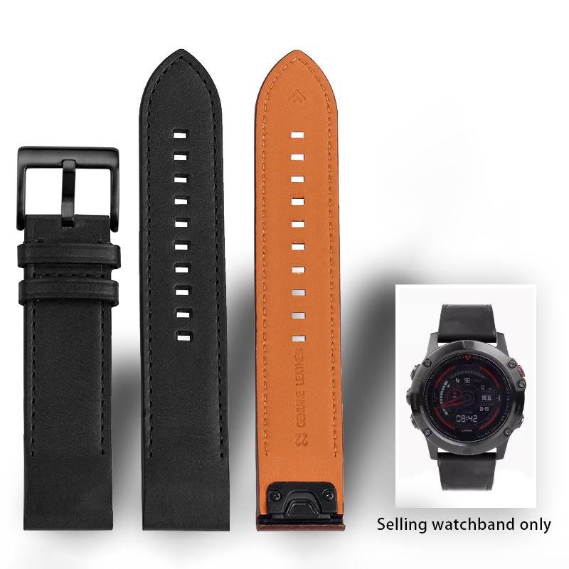 20mm 22mm 26mm Quick Fit Leather Strap For Garmin Fenix 7X 7 Solar 6X 6 Pro 5X Plus/EPIX/MARQ/Mk2 Mk2i Watch Band Bracelet Acces
