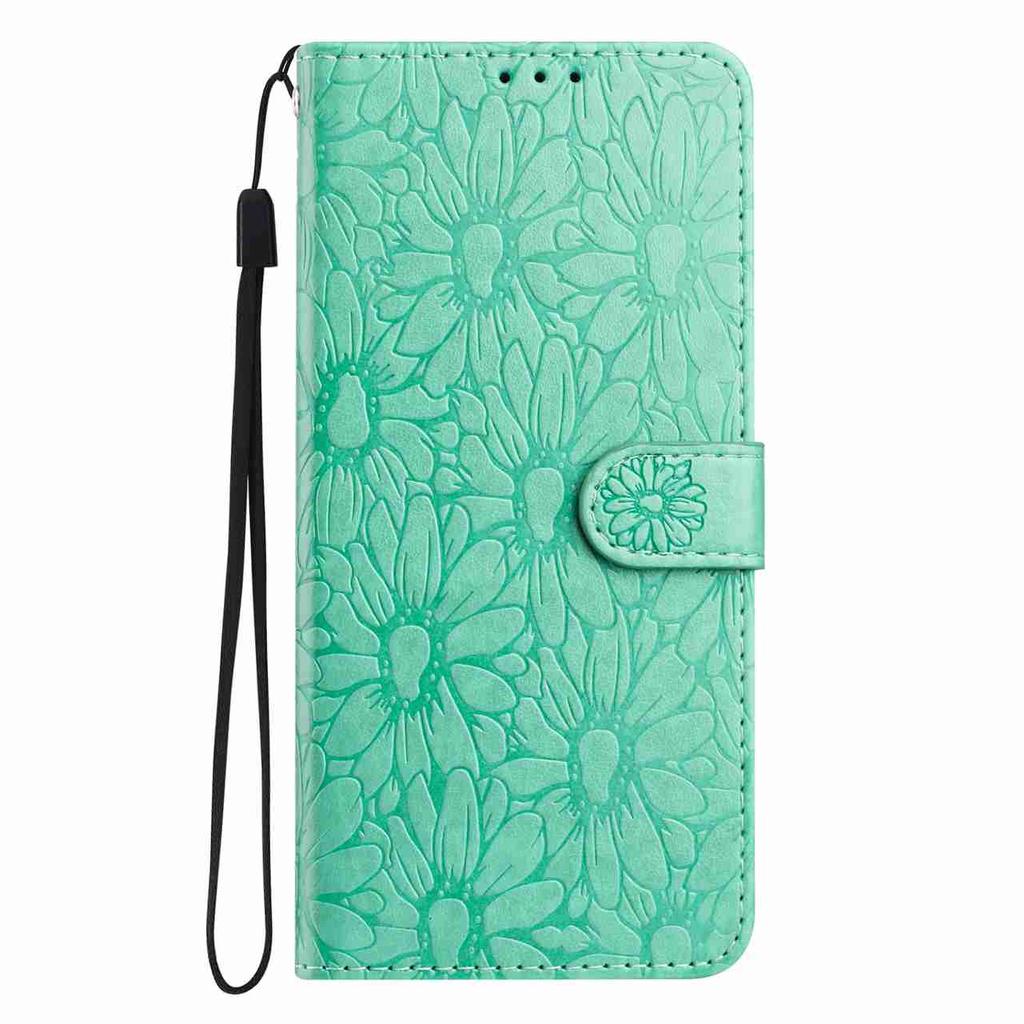 10-Color Daisy Embossed Flip Card Case for Google Pixel 6,Pixel 7,Pixel 8,Pixel 9,Pixel 10 Series...