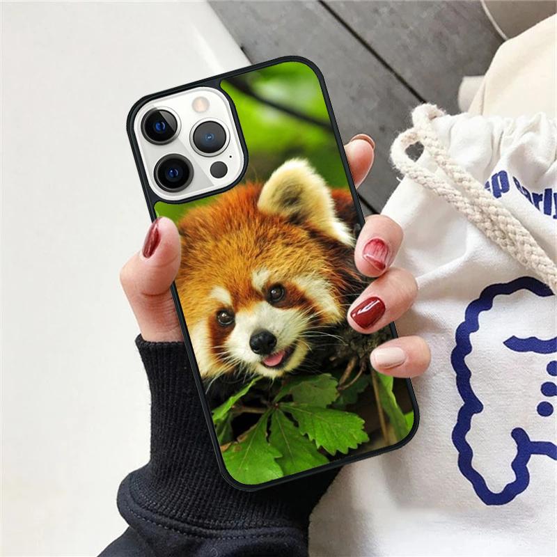 Чехол для телефона Красная панда Милое животное Для iPhone 17 Air 15 16 Чехол 11 13 14 Pro Max 12 Plus Max Fundas