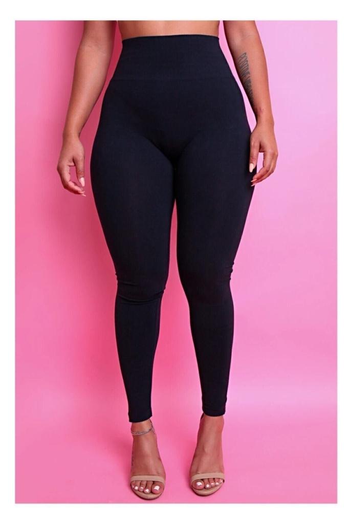 Женские стильные леггинсы больших размеров с очень высокой талией и широким поясом, укрепляющие черные стальные леггинсы