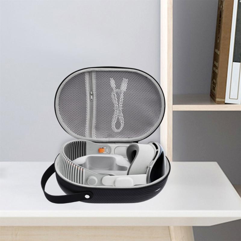 EVA Travel Case for Vision Pro MR All in one Virtual Reality Helmet Hard Handbag Bag with Shoulder Strap Storage Box