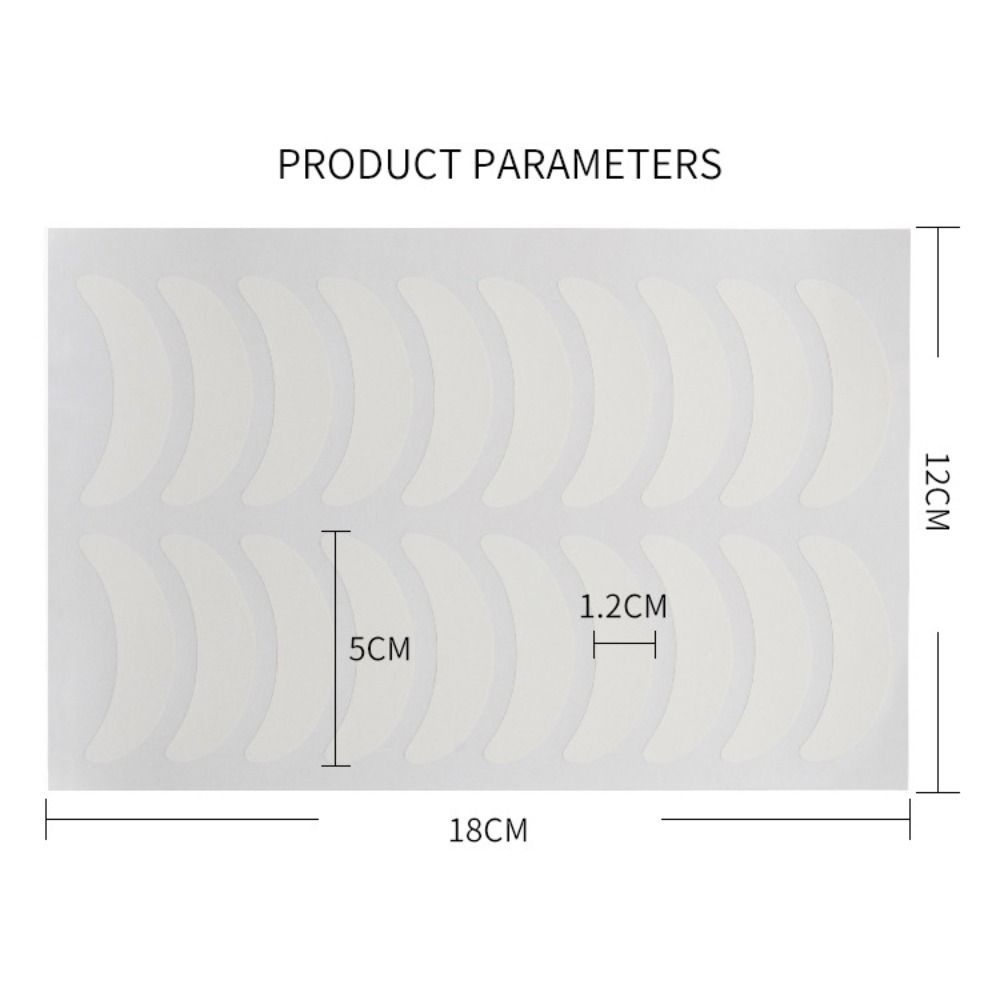 100Pcs/set Natural Eye Lashes Eyelash Extension Patches White Eyelashes Paper Adhesive Tape