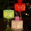 With LED Light DIY Mid-Autumn Lantern Mid-Autumn Festival Handmade Handmade Lanterns Chinese Style Good Luck Hanfu Accessories