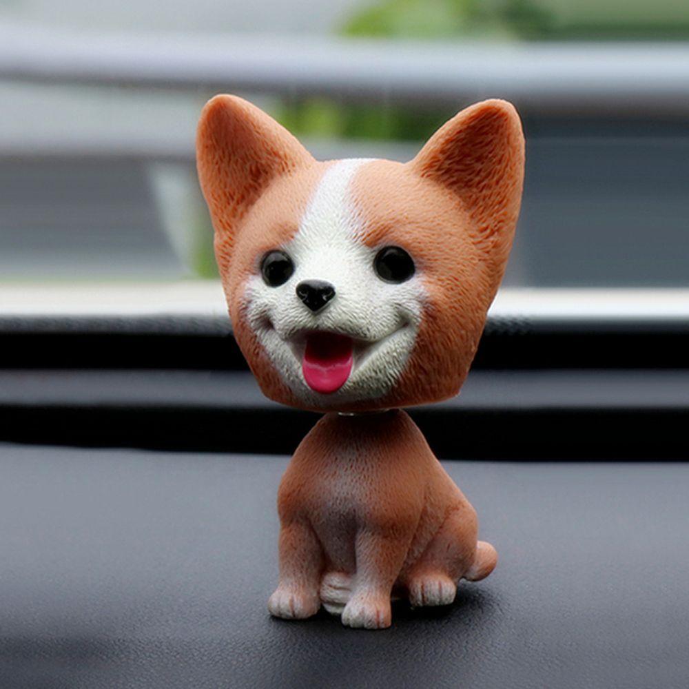 Gift Tabletop Wobble Head Dolls Bobblehead Dog Car Ornaments Nodding Puppy Toys Shaking Head Dog