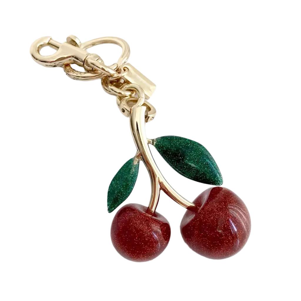 Fashionable Fruit Keychain Charm Women's Elegant Handbag Accessory Car Pendant Craft Supplies for Adults Daily Use