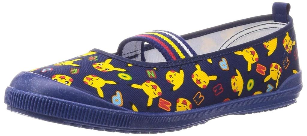 Indoor Shoes Pokemon S04 Boys Navy 2E [Pokemon] 17.0 (17cm)