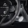 Car Steering Wheel Cover Microfiber Leather For Honda Civic 10 2016- CRV 2017- Steering Wheel Braid Car Accessory