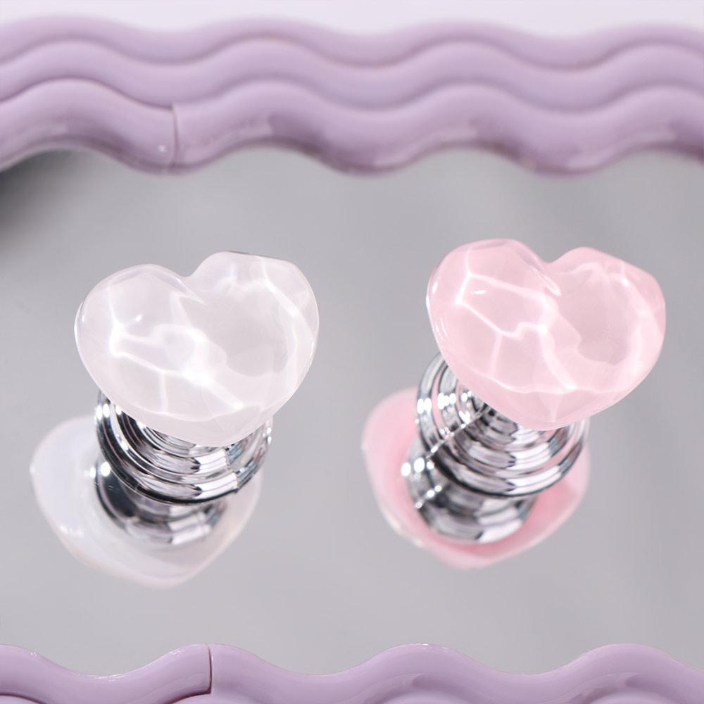 Heart Shaped Toilet Flusher Self-Adhesive Tank Press Switch Toilet Tank Button Toilet Accessory