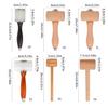 Leathercraft Mallet with Wood/Plastic/Metal Handle for DIY Sewing Cowhides Tools