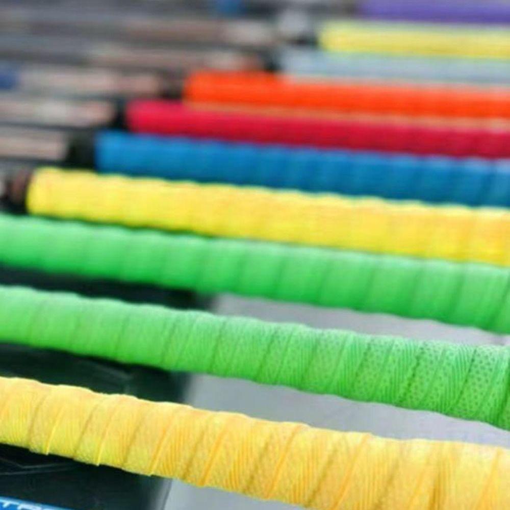 Multi-color Tennis Racquet Sweatband Non-Slip Over Grips Breathable Grip Tape