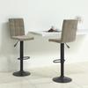 VidaXL Set of 2 Bar Stools, Pub Chair, Bistro Seat, Furniture for Dining Room Kitchen Living Room Home Interior, 335763